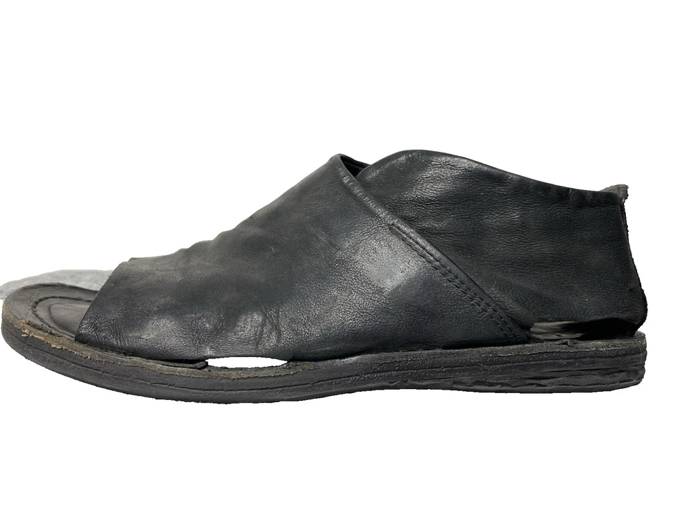 A.S.98 Reiley Sandals Open Toe Women's 38 US 7.5 8 Black Leather Boho Grunge